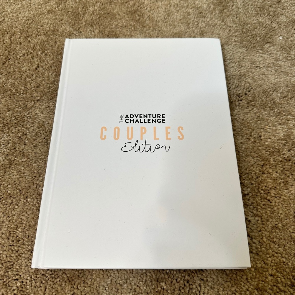 The Adventure Challenge Couples Edition Scratch Off Date Night Journal Book